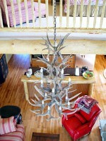 Extra Large Cascading Mule Deer Chandelier