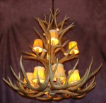 Real Antler Chandeliers