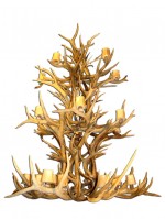 Real Antler Elk / Whitetail / Mule Deer Chandelier Model EWTMD3TR