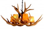 Reproduction Mule Deer Antler Chandelier CRS-5