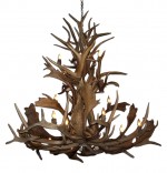 Real Antler Elk / Fallow Deer Chandelier ElkFallowCascd