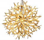 Real Antler Yellowstone Mule Deer / Whitetail Chandelier AplchnMDWT