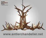 Reproduction Elk Antler Chandelier CRL-12