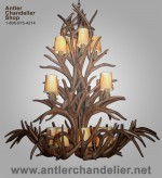 Reproduction Grand White-tail / Mule Deer Chandelier CRL-9485