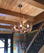 Reproduction White-tail Antler Chandelier CRS-1